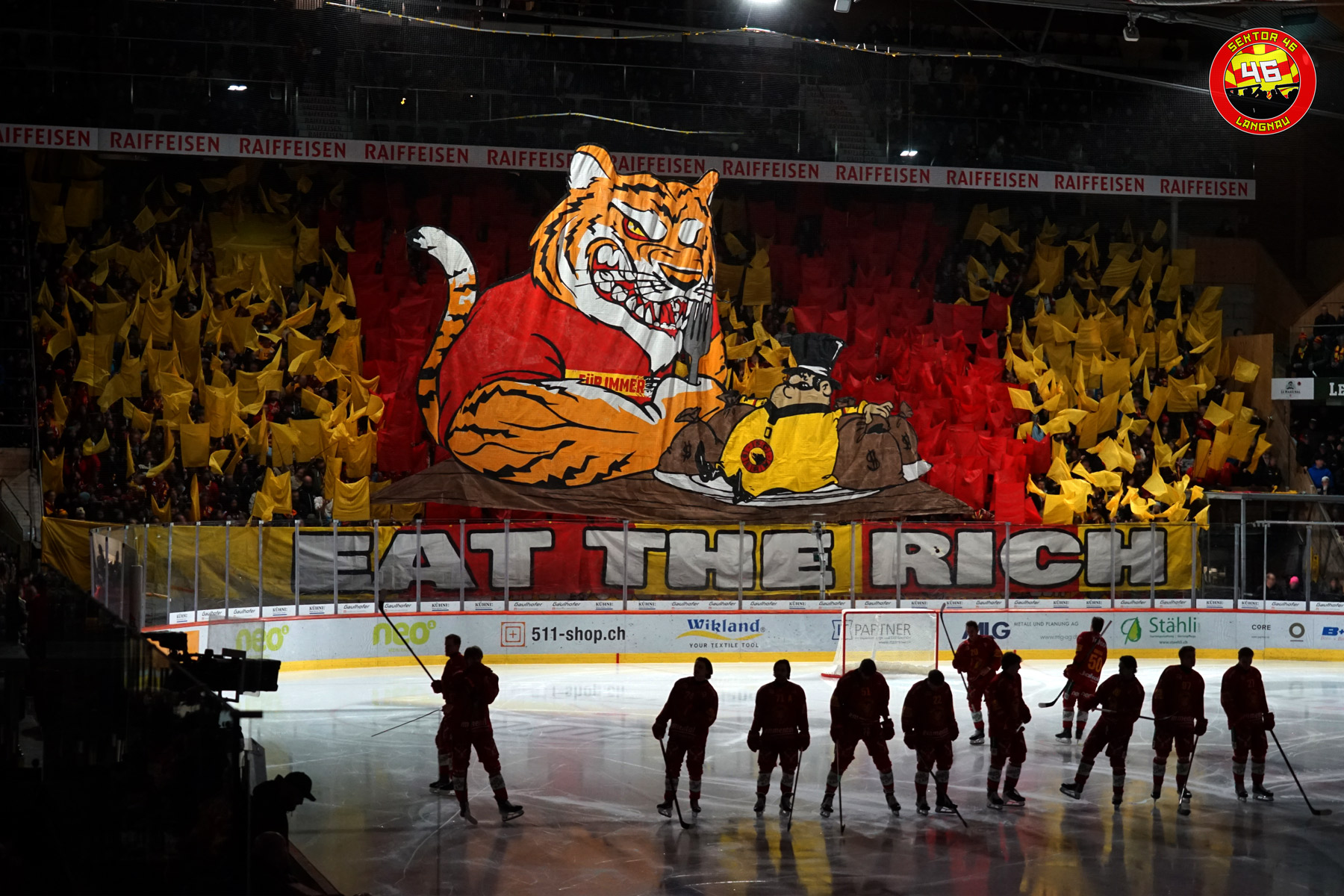 Eat the rich, Sektor 46 Langnau