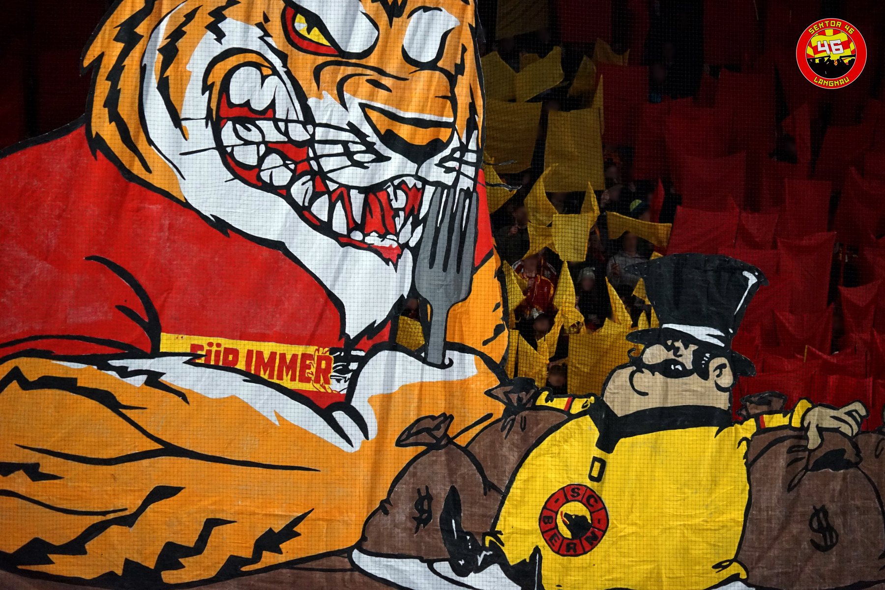 Eat the rich, Sektor 46 Langnau